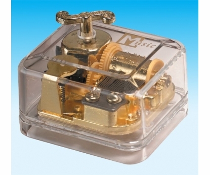 Transparent Music Box Golden Wind Above