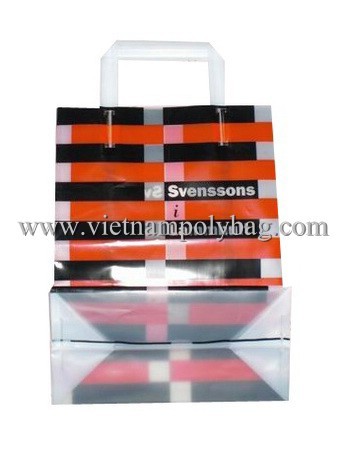 Trifold Plastic Shopping Bag