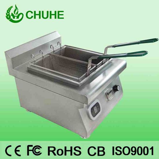 Two Basket Potato Chip Fryer For Sale