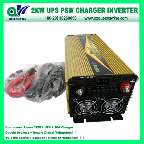 Ups 2000w Pure Sine Wave Power Inverter With 20a Charger