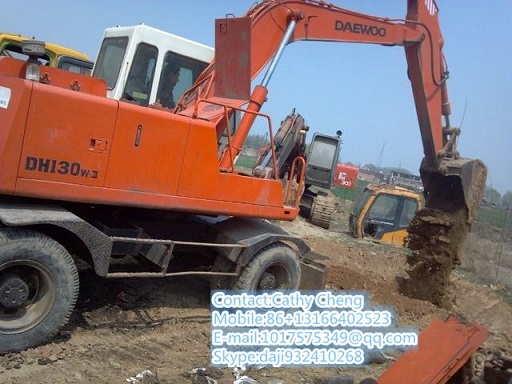 Used Daewoo Dh130w Excavator