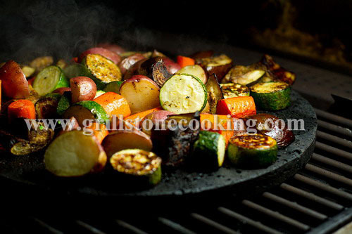 Volcanic Black Basalt Cooking Stone