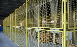 Warehouse Plastic Dipping Steel Wire Mesh Fence Offers You The Best Securit