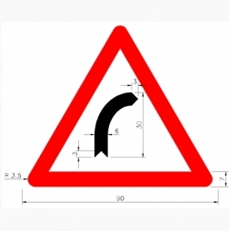 Warning Signs 2mm 9651 90cm Stickers
