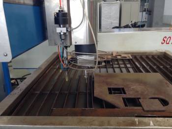 Waterjet Processing Machine With Height Detection System