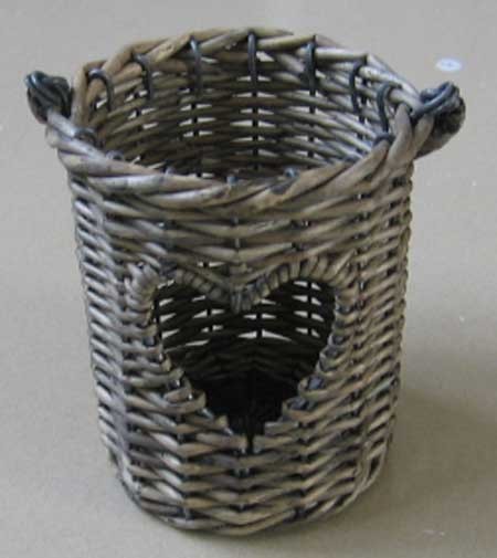 Wicker Garden Basket Willow Flower Pot Vase Rattan Decoration