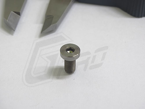 X4 New Gr 5 Titanium Screws M5 10mm Pitch 0 8 Cap Hex Head