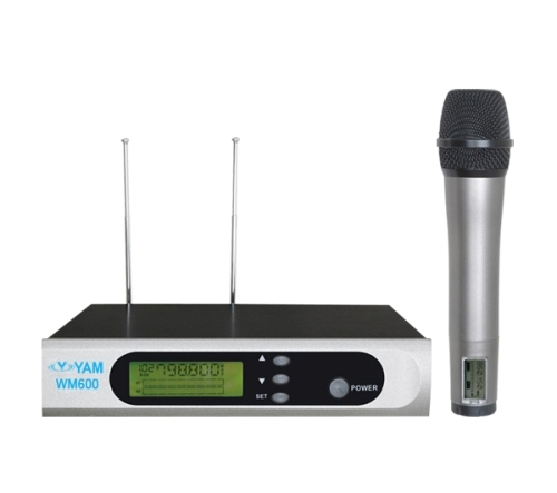 Yam Wm600 Uhf Wireless Microphone Professional Sound For Stage