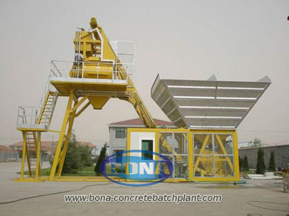 Yhzs40 Mobile Concrete Batching Plant