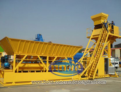 Yhzs80 Mobile Concrete Batching Plant